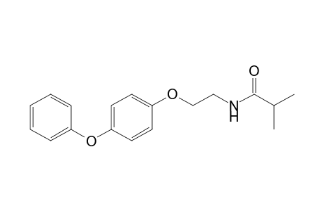 Propanamide, 2-methyl-N-[2-(4-phenoxyphenoxy)ethyl]-