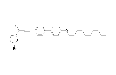 1-(5-Bromothiophen-2-yl]-3-(4-decyloxybiphenyl-4-yl)propynone