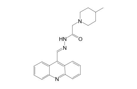 (4-Methyl-piperidin-1-yl)-acetic acid, acridin-9-ylmethylene-hydrazide