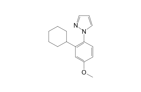 1-(2-Cyclohexyl-4-methoxyphenyl)-1H-pyrazole
