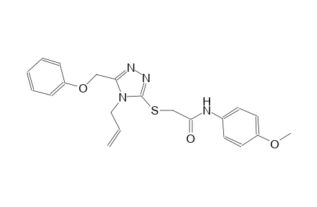 2-{[4-allyl-5-(phenoxymethyl)-4H-1,2,4-triazol-3-yl]sulfanyl}-N-(4-methoxyphenyl)acetamide