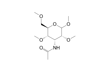 Methyl-3-acetamido-3-desoxy-2,4,6-tri-O-methyl-D-allopyranoside
