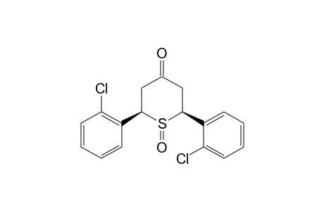 cis-2,6-(o-Chlorophenyl)tetrahydro-4H-thiopyran-4-one, 1-oxide