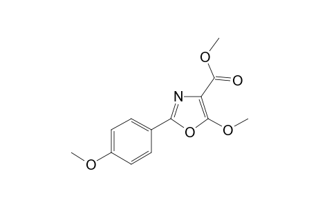 5-methoxy-2-(4-methoxyphenyl)oxazole-4-carboxylic acid methyl ester
