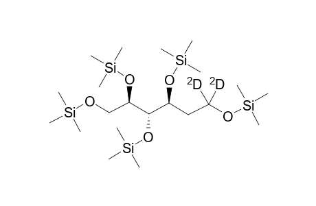 Pentakistrimethylsilyl 2-deoxyglucitol-1,1-D2 ether