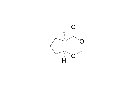 Cyclopenta-1,3-dioxin-4(4aH)-one, tetrahydro-4a-methyl-, (4aR-cis)-