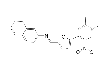 N-((E)-[5-(4,5-Dimethyl-2-nitrophenyl)-2-furyl]methylidene)-2-naphthalenamine