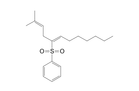 Benzene, [[1-(3-methyl-2-butenyl)-1-octenyl]sulfonyl]-, (E)-