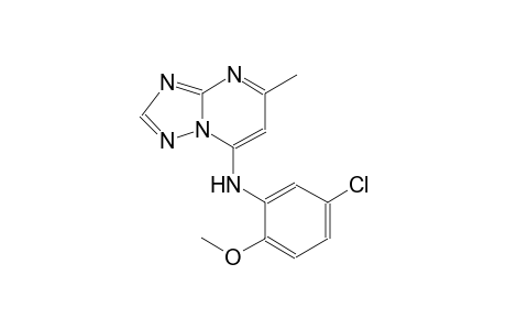 N-(5-chloro-2-methoxyphenyl)-5-methyl[1,2,4]triazolo[1,5-a]pyrimidin-7-amine