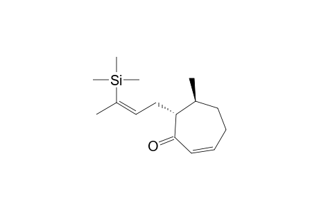 (6S,7R)-6-Methyl-7-((Z)-3-trimethylsilanyl-but-2-enyl)-cyclohept-2-enone
