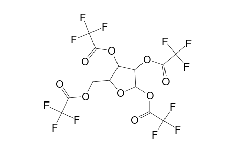 d-Ribofuranose, tetrakis(trifluoroacetate)