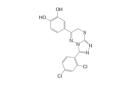 4-[3-(2,4-dichlorophenyl)-7H-[1,2,4]triazolo[3,4-b][1,3,4]thiadiazin-6-yl]-1,2-benzenediol