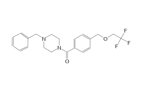 1-benzyl-4-{4-[(2,2,2-trifluoroethoxy)methyl]benzoyl}piperazine