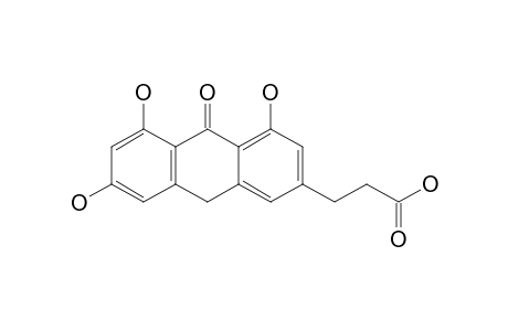 3-(9,10-DIHYDRO-1,3,8-TRIHYDROXY-9-OXOANTHRACEN-6-YL)-PROPANOIC-ACID