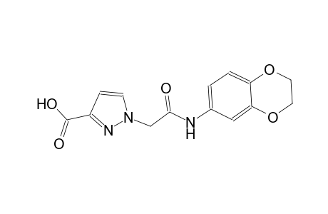 1H-pyrazole-3-carboxylic acid, 1-[2-[(2,3-dihydro-1,4-benzodioxin-6-yl)amino]-2-oxoethyl]-