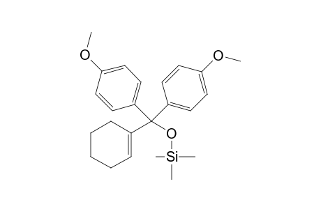 (cyclohex-1-en-1-ylbis(4-methoxyphenyl)methoxy)trimethylsilane