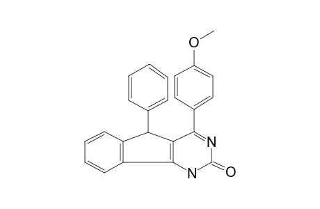 2-oxo-5-Phenyl-4-(4-methoxyphenyl)-1,2-dihydro-5H-indeno[1,2-D]pyrimidine