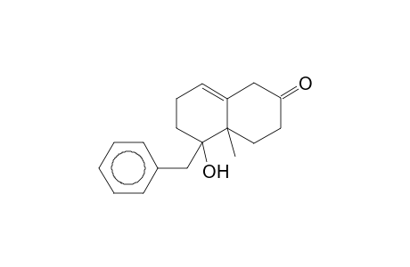 5-Benzyl-5-hydroxy-4a-methyl-3,4,4a,5,6,7-hexahydro-1H-naphthalen-2-one