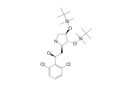 (1S)-1-(2,6-DICHLOROPHENYL)-2-[(2S,3S,4S)-3,4-BIS-(TERT.-BUTYLDIMETHYLSILYLOXY)-PYROLIDIN-2-YL]-ETHANOL