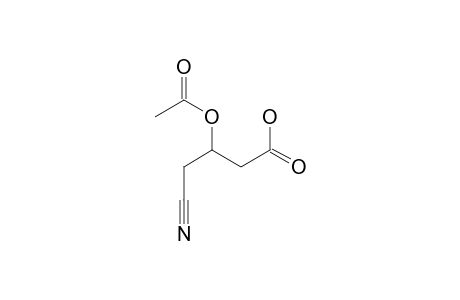 3-acetoxy-4-cyano-butyric acid