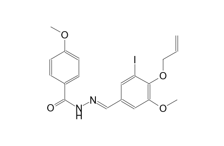 N'-{(E)-[4-(allyloxy)-3-iodo-5-methoxyphenyl]methylidene}-4-methoxybenzohydrazide