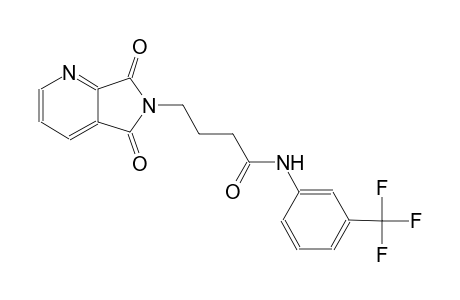 5H-pyrrolo[3,4-b]pyridine-6-butanamide, 6,7-dihydro-5,7-dioxo-N-[3-(trifluoromethyl)phenyl]-