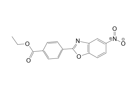 Benzoic acid, 4-(5-nitro-2-benzoxazolyl)-, ethyl ester