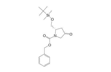 (S)-BENZYL_2-((TERT.-BUTYLDIMETHYLSILYLOXY)-METHYL)-4-OXOPYRROLIDINE-1-CARBOXYLATE