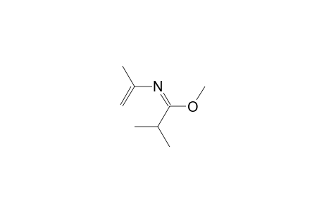 Methyl ester of 2-methyl-N-(1-methylethenyl)propanimidic acid