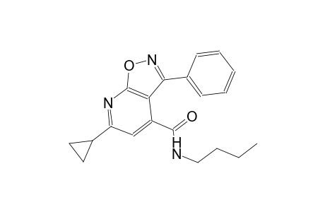 isoxazolo[5,4-b]pyridine-4-carboxamide, N-butyl-6-cyclopropyl-3-phenyl-