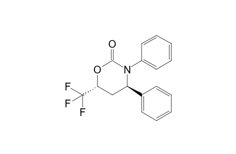 (4R*,6R*)-3,4-Diphenyl-6-trifluoromethyl-1,3-oxazinan-2-one
