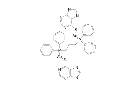 MUE-[PROPANO-1,3-BIS-(DIPHENYLPHOSPHINE)]-BIS-[6-MERCAPTOPURIN-S-YL-GOLD-(I)]