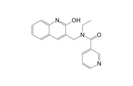 N-ethyl-N-[(2-hydroxy-3-quinolinyl)methyl]nicotinamide