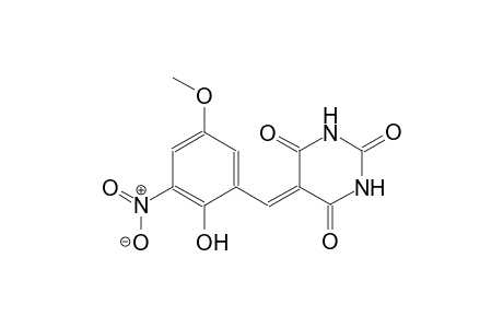 5-(2-hydroxy-5-methoxy-3-nitrobenzylidene)-2,4,6(1H,3H,5H)-pyrimidinetrione