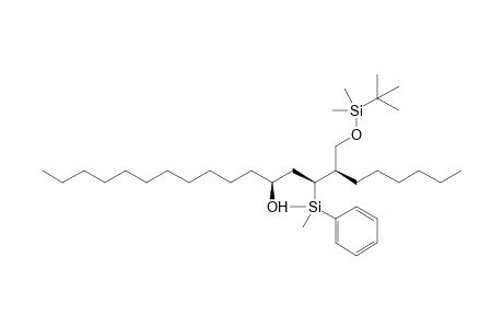 (7R,8S,10S)-7-(tert-Butyldimethylsilyloxymethyl)-8-dimethyl(phenyl)silylhenicosan-10-ol