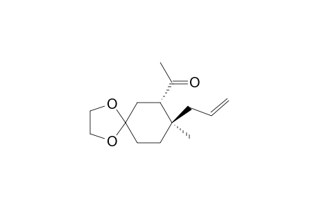 (7.alpha.,8.beta.)-1-[8-methyl-8-(2-propenyl)-1,4-dioxaspiro[4,5]dec-7-yl]ethanone