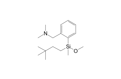 2-(o-N,N-Dimethylaminomethyl)phenyl-2-methoxy-5,5-dimethyl-2-silahexane