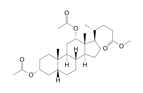 Methyl-3α,12α-diacetoxycholanate