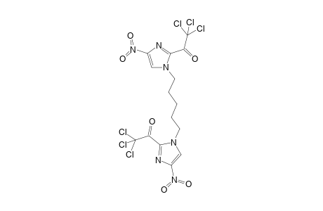 1,1'-(1,5-Pentamethylene)-2,2'-bis(trichloroacetyl)-4,4'-dinitrobis(imidazole)