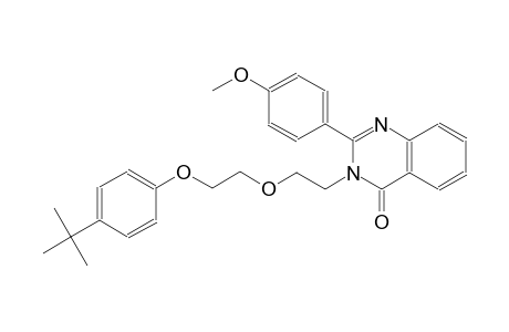 3-{2-[2-(4-tert-butylphenoxy)ethoxy]ethyl}-2-(4-methoxyphenyl)-4(3H)-quinazolinone