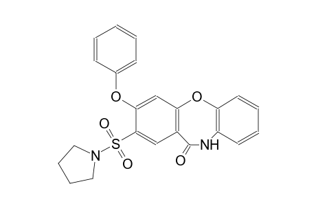 dibenzo[b,f][1,4]oxazepin-11(10H)-one, 3-phenoxy-2-(1-pyrrolidinylsulfonyl)-