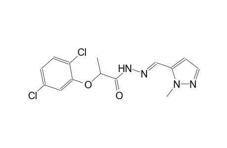 2-(2,5-dichlorophenoxy)-N'-[(E)-(1-methyl-1H-pyrazol-5-yl)methylidene]propanohydrazide