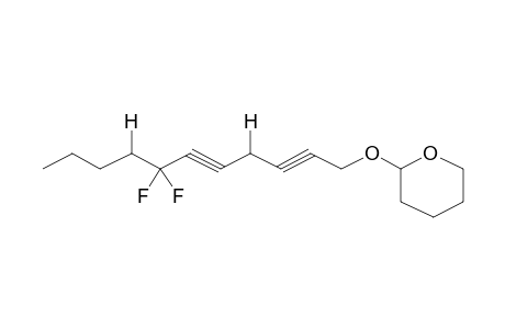 1-TETRAHYDROPYRANYLOXY-7,7-DIFLUORO-2,5-UNDECADIYNE