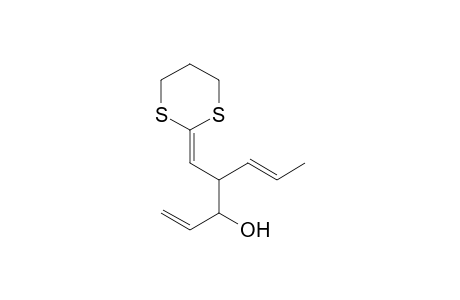 2-[2-(1-Hydroxy-2-propeny)-3-pentenylidene-1-yl]-1,3-dithiane