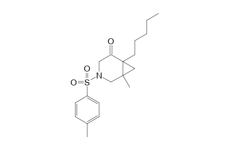 1-Methyl-6-pentyl-3-tosyl-3-azabicyclo[4.1.0]heptan-5-one
