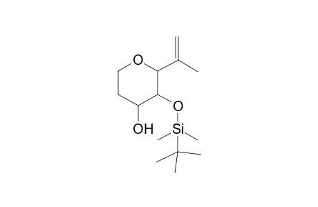 3-{[(t-Butyl)dimethylsilyloxy]}-2-(prop-2'-enyl)-2H-tetrahydropyran-4-ol