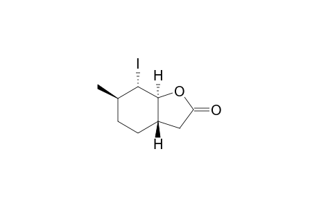 2-IODO-3-METHYL-9-OXABICYCLO-[4.3.0]-NONAN-8-ONE