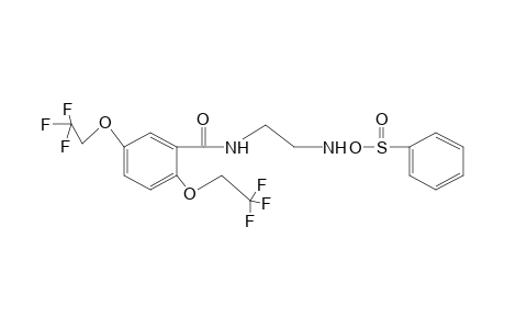 N-(2-BENZENESULFONAMIDOETHYL)-2,5-BIS(2,2,2-TRIFLUOROETHOXY)-BENZAMIDE
