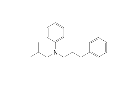 Isobutylphenyl(3-phenylbutyl)amine