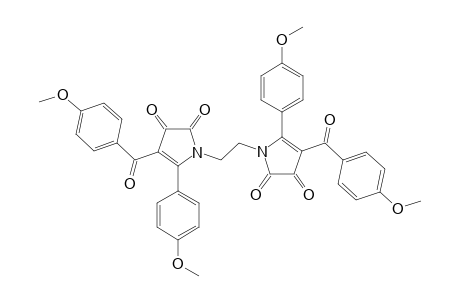 1,2-BIS-[4-(4-METHOXYBENZOYL)-5-(4-METHOXYPHENYL)-2,3-DIHYDRO-1H-PYRROLE-2,3-DIONE-1-YL]-ETHANE